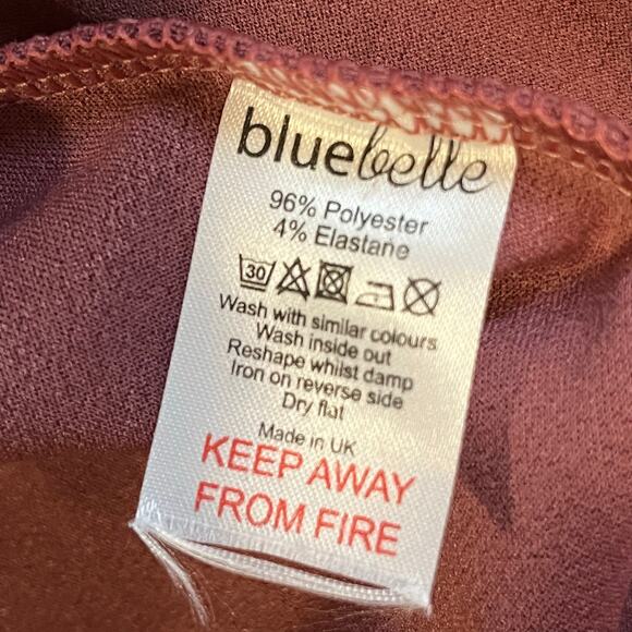 Blue Belle Maternity Dress NWT Size Small Layered Bell Sleeve Velvet Details - Picture 3 of 7